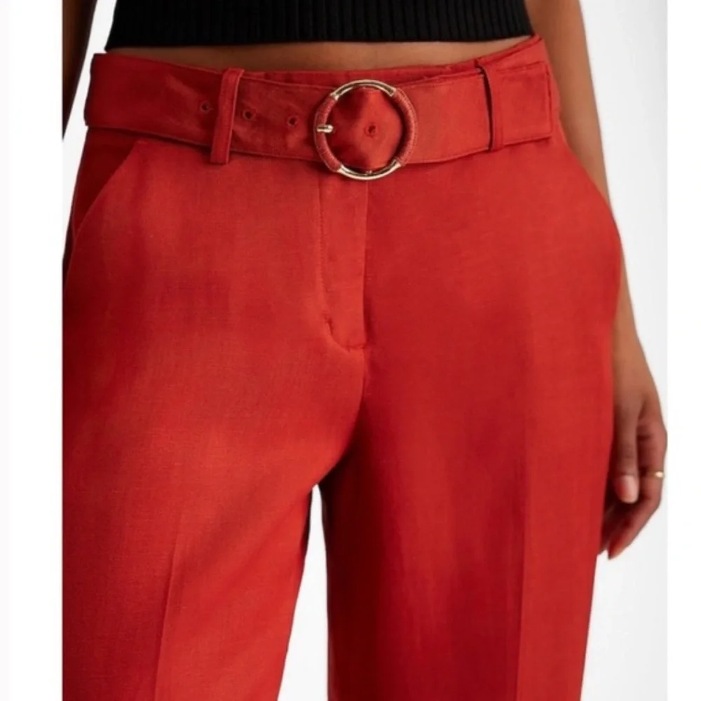 Express Editor Orange / Terracotta Women's Pants - Picture 2 of 3